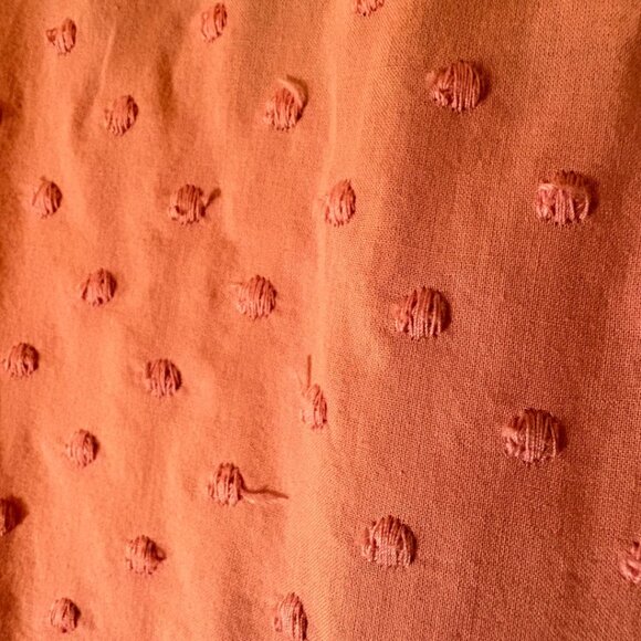 LoveShackFancy Pink Swiss Dot Babydoll Dress Size 2 Cottagecore Boho Mini - Picture 6 of 10